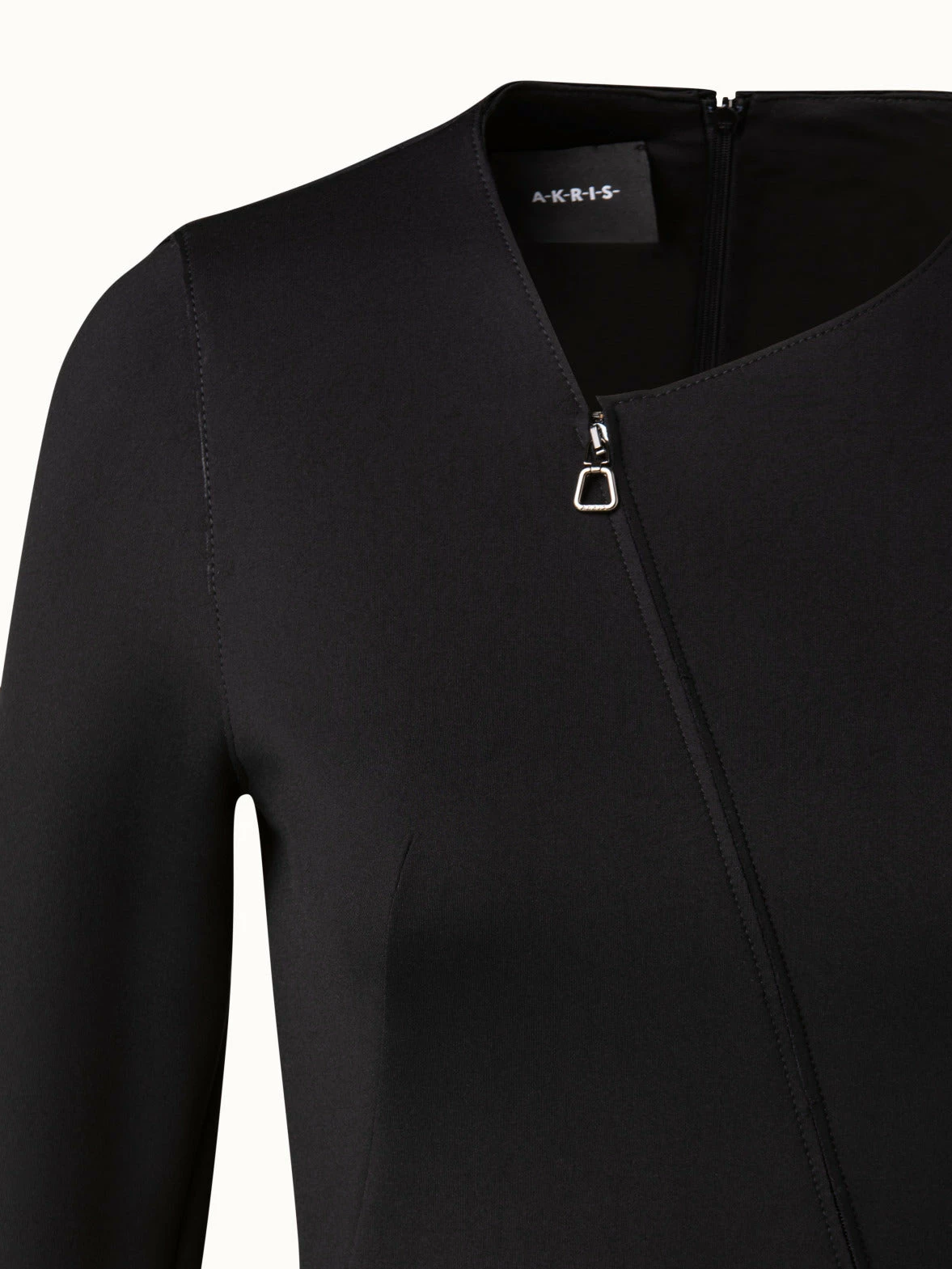 AKRIS Techno Neoprene Asymmetrical Midi Dress 5 AKRIS Techno Neoprene Asymmetrical Midi Dress - Image 5