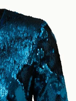 AKRIS Sequins Colorblock Gown -AKRIS sale 697426