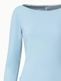 AKRIS Wool Stretch Double-Face A-Line Dress -AKRIS sale 716591