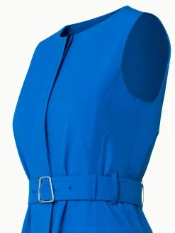 AKRIS Cotton Poplin Midi Dress -AKRIS sale 716627