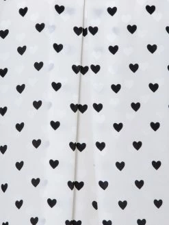 AKRIS Silk Crêpe Tunic Blouse With Hearts Jacquard And Print -AKRIS sale 727479