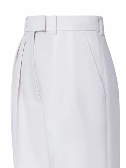 AKRIS Cotton Linen Blend Pleated Tapered Pants -AKRIS sale 727539