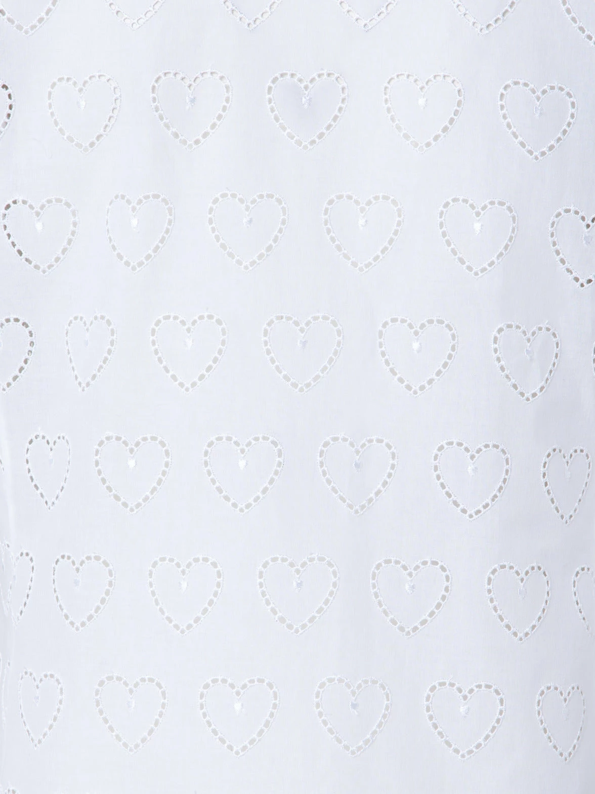 AKRIS Cotton Poplin Tunic Blouse With Hearts Broderie Anglaise 6 AKRIS Cotton Poplin Tunic Blouse With Hearts Broderie Anglaise - Image 6