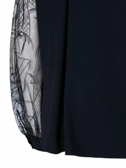 AKRIS Silk Crêpe And Croquis Embroidery Blouse 11 AKRIS Silk Crêpe And Croquis Embroidery Blouse -AKRIS sale 734537