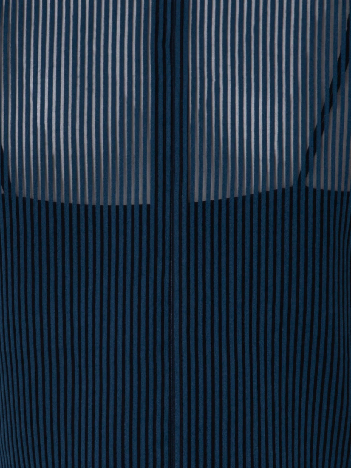 AKRIS Striped Cotton Silk Organza Blouse With Ruffles 6 AKRIS Striped Cotton Silk Organza Blouse With Ruffles - Image 6