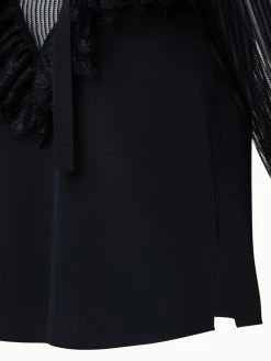 AKRIS Silk Crêpe And Lace Blouse 12 AKRIS Silk Crêpe And Lace Blouse -AKRIS sale 739196