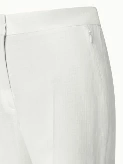 AKRIS Structured Cotton Silk Double-Face Straight Leg Pants -AKRIS sale 739282