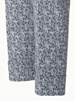 AKRIS Cotton Stretch Tapered Pants With Croquis Print -AKRIS sale 739295