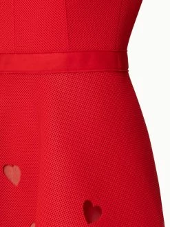 AKRIS Techno Grid Dress With Lasercut Hearts 8 AKRIS Techno Grid Dress With Lasercut Hearts -AKRIS sale 739578