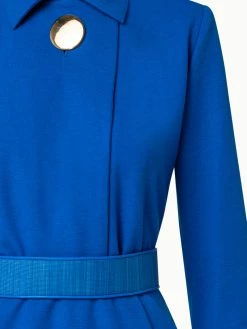 AKRIS Viscose Wool Jersey Dress With Horsehair Belt -AKRIS sale 739597 ee07cb1d eded 413e bcc5 d4199961d06d