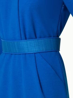 AKRIS Viscose Wool Jersey Dress With Horsehair Belt -AKRIS sale 739598 69311b7b 1696 47f1 83f3 997a444e459a