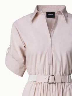 AKRIS Cotton Poplin Colorblock Dress 10 AKRIS Cotton Poplin Colorblock Dress -AKRIS sale 740274