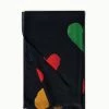 AKRIS Cashmere Silk Scarf With Hearts Print