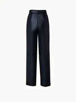 AKRIS Lambskin Pleated Leather Pants 8 AKRIS Lambskin Pleated Leather Pants -AKRIS sale 741196