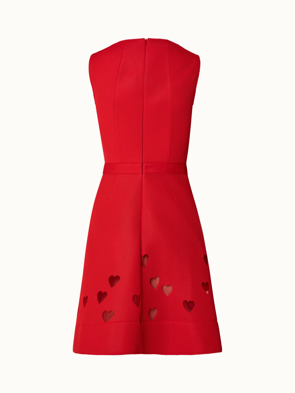 AKRIS Techno Grid Dress With Lasercut Hearts 2 AKRIS Techno Grid Dress With Lasercut Hearts - Image 2