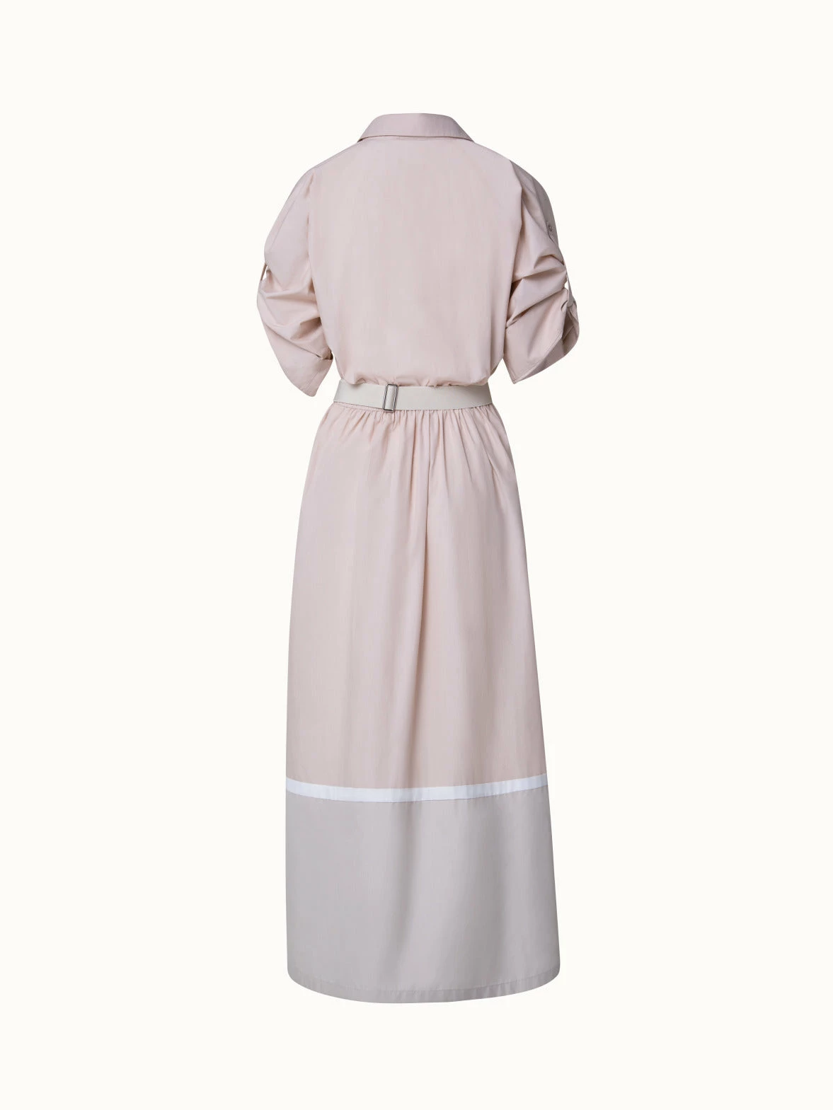 AKRIS Cotton Poplin Colorblock Dress 3 AKRIS Cotton Poplin Colorblock Dress - Image 3