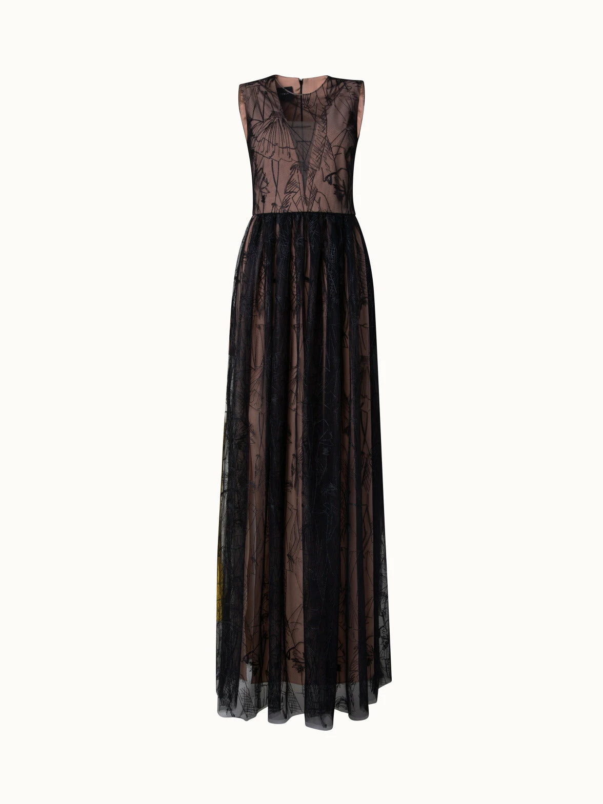 AKRIS Techno Tulle Gown With Croquis Embroidery 10 AKRIS Techno Tulle Gown With Croquis Embroidery - Image 10