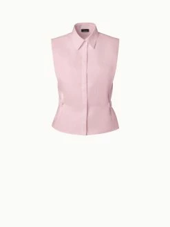 AKRIS Linen Voile Blouse -AKRIS sale 753024