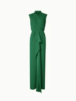 AKRIS Envers Satin Gown
