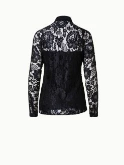 AKRIS Floral Techno Lace Blouse -AKRIS sale 758868