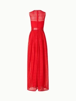 AKRIS Square Embroidery On Tulle Gown 8 AKRIS Square Embroidery On Tulle Gown -AKRIS sale 760474