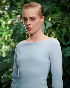 AKRIS Wool Stretch Double-Face A-Line Dress -AKRIS sale 763244