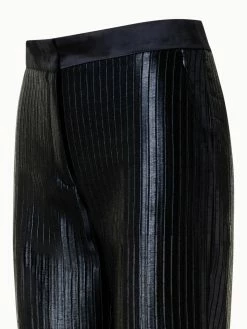 AKRIS Striped Techno Embroidery Straight Leg Pants 8 AKRIS Striped Techno Embroidery Straight Leg Pants -AKRIS sale 767462