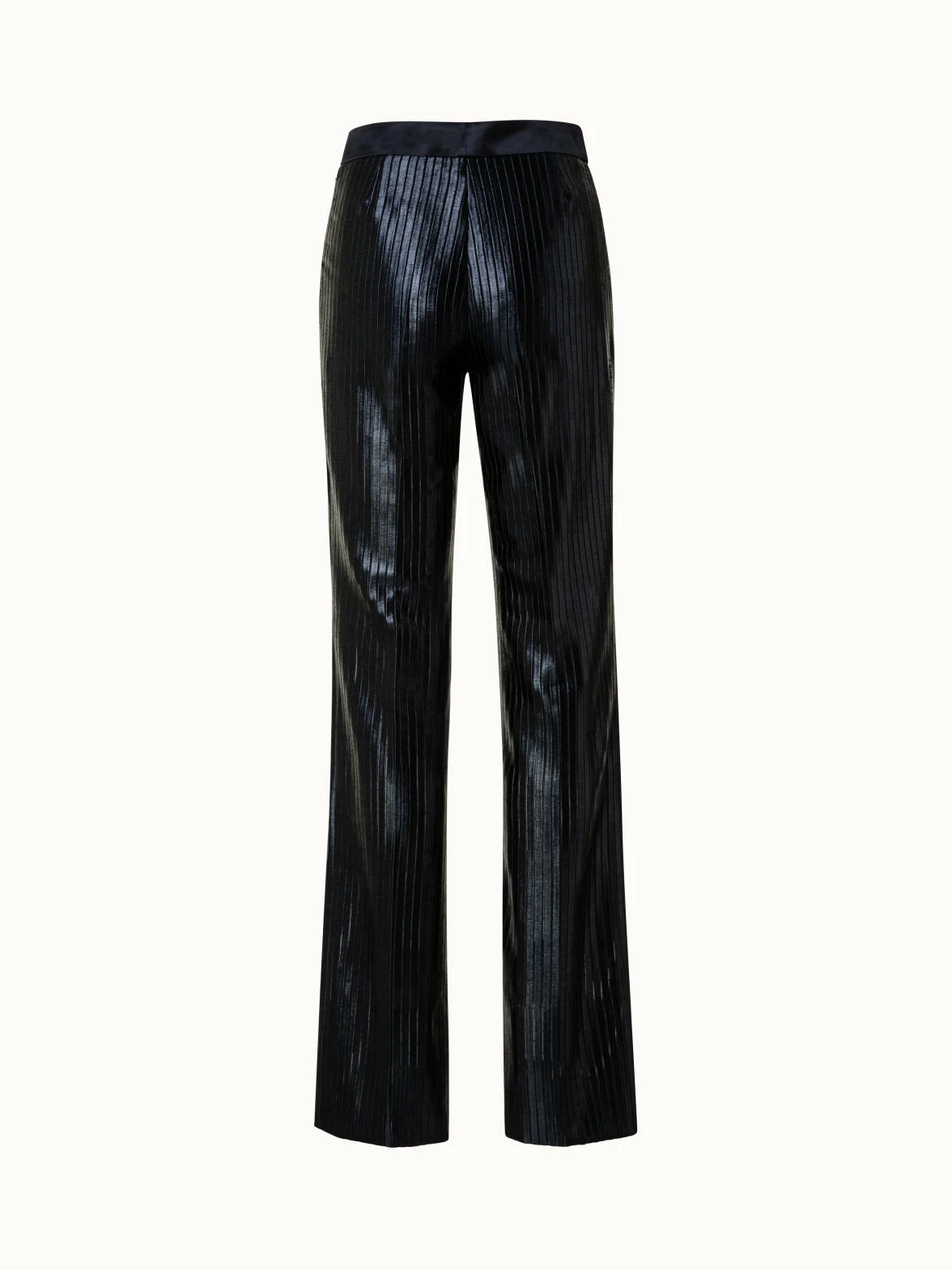 AKRIS Striped Techno Embroidery Straight Leg Pants 2 AKRIS Striped Techno Embroidery Straight Leg Pants - Image 2