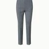 AKRIS Checked Wool Double-Face Slim Pants