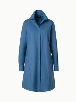 AKRIS Cotton Gabardine Shirt Dress -AKRIS sale 769912