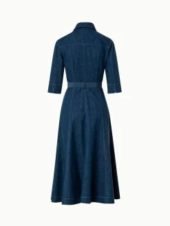 AKRIS Stretch Denim Midi Dress -AKRIS sale 769935