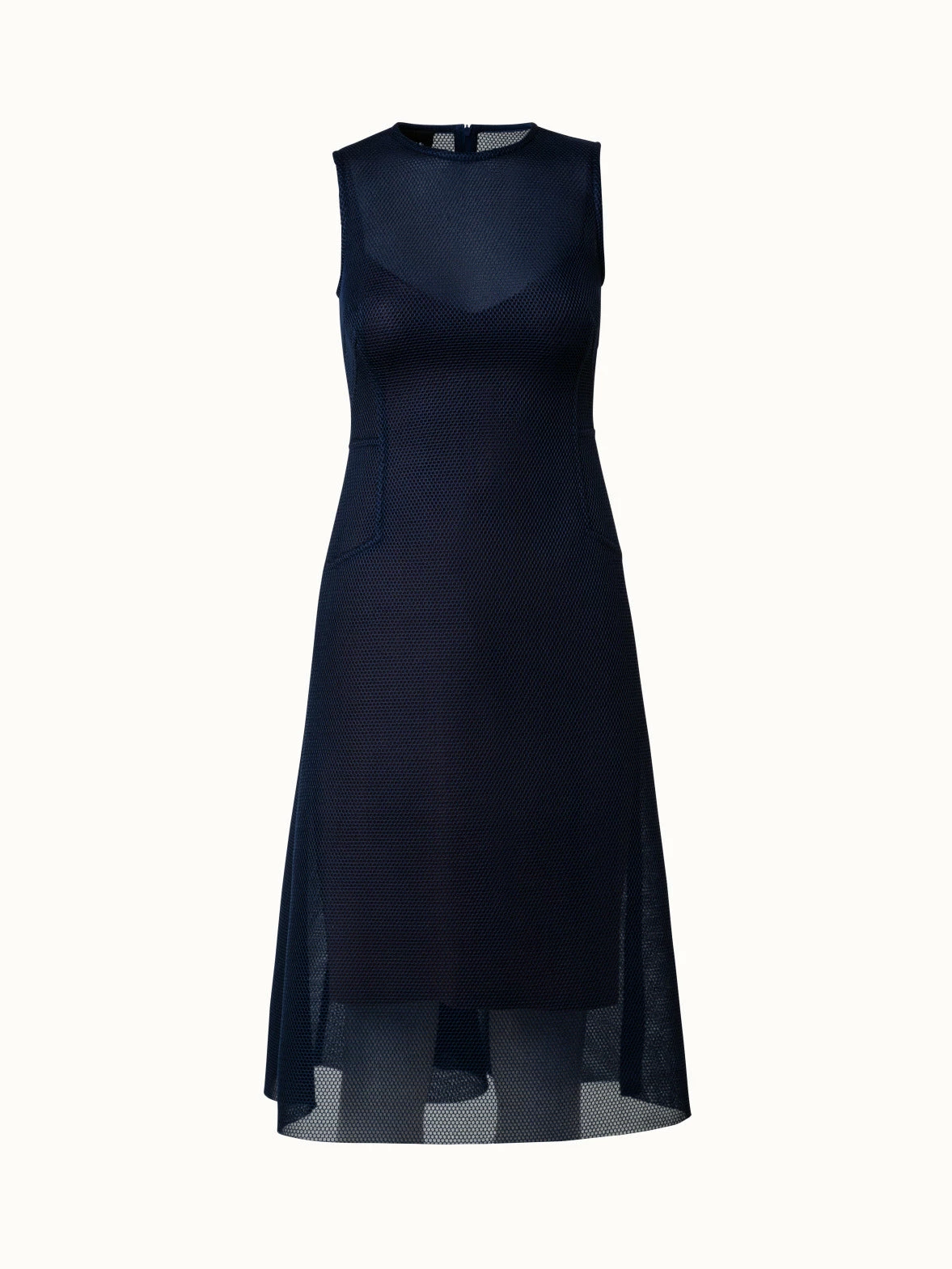 AKRIS Techno Grid Midi Dress 2 AKRIS Techno Grid Midi Dress - Image 2