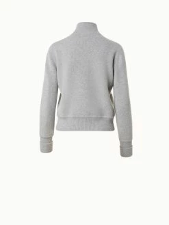 AKRIS Cashmere Piqué Knit Cardigan