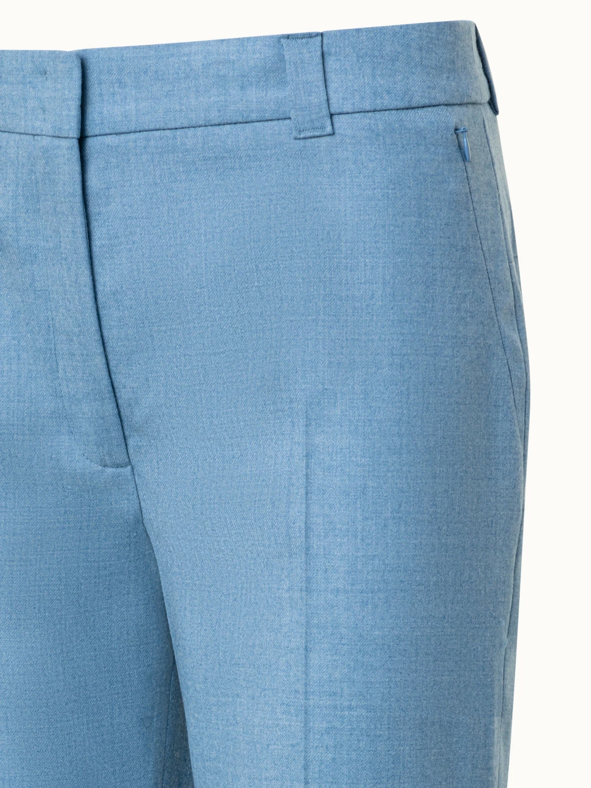 AKRIS Wool Stretch Flannel Cropped Tapered Pants 4 AKRIS Wool Stretch Flannel Cropped Tapered Pants - Image 4