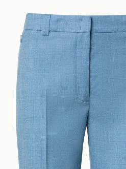 AKRIS Wool Stretch Flannel Cropped Tapered Pants 7 AKRIS Wool Stretch Flannel Cropped Tapered Pants -AKRIS sale 770594