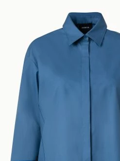 AKRIS Cotton Gabardine Shirt Dress -AKRIS sale 770805