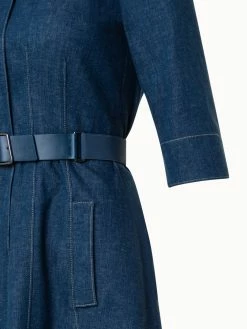 AKRIS Stretch Denim Midi Dress -AKRIS sale 770829