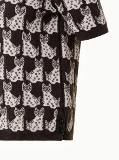 AKRIS Cashmere Cotton Emma Jacquard Knit Pullover 8 AKRIS Cashmere Cotton Emma Jacquard Knit Pullover -AKRIS sale 770987