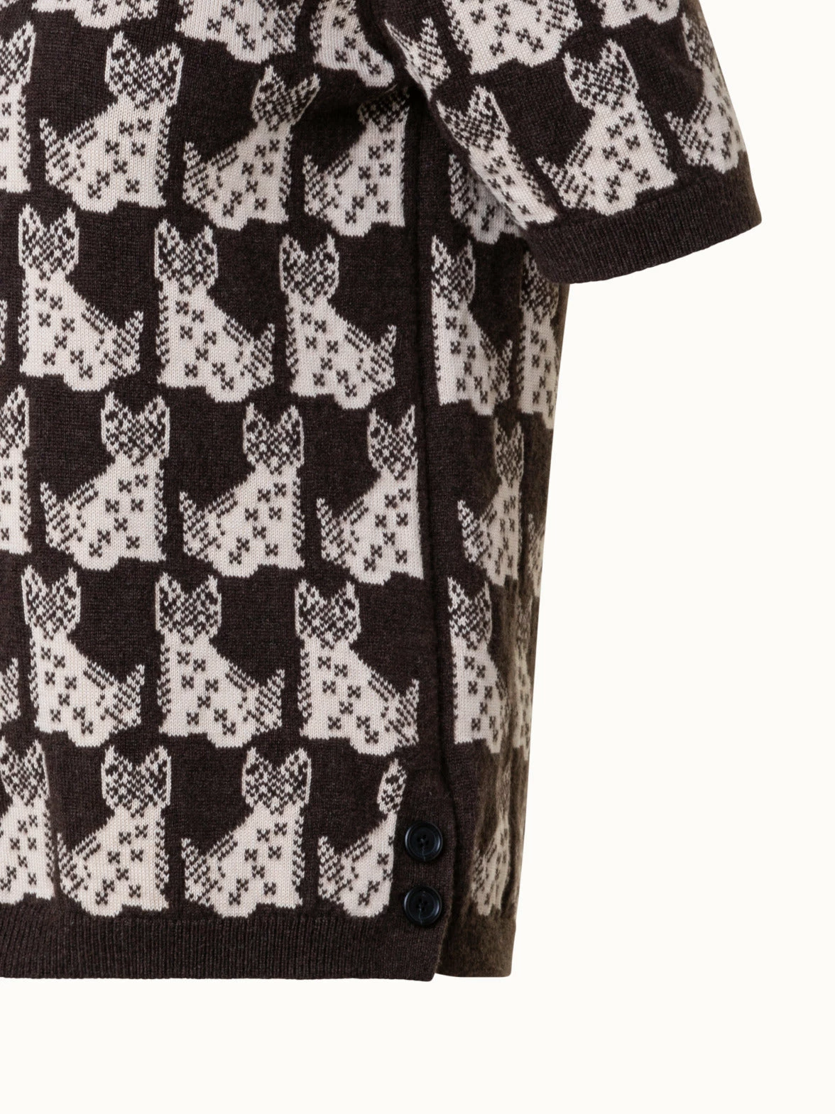 AKRIS Cashmere Cotton Emma Jacquard Knit Pullover 4 AKRIS Cashmere Cotton Emma Jacquard Knit Pullover - Image 4