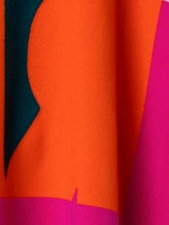 AKRIS Reversible Cashmere Knit Composed Letters Intarsia Double-Face Cape -AKRIS sale 771140