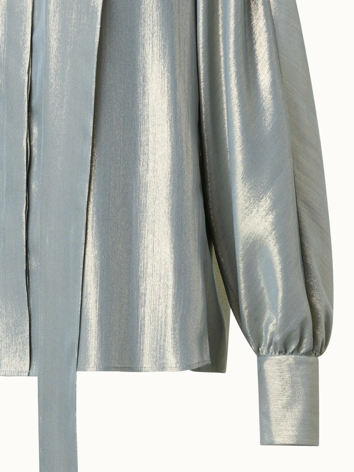 AKRIS Silk Lurex Organza Blouse 5 AKRIS Silk Lurex Organza Blouse - Image 5