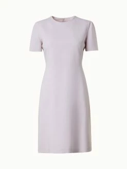 AKRIS Wool Double-Face Sheath Dress