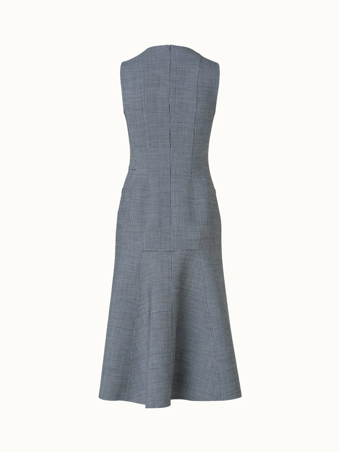 AKRIS Checked Wool Double-Face Midi Dress 2 AKRIS Checked Wool Double-Face Midi Dress - Image 2