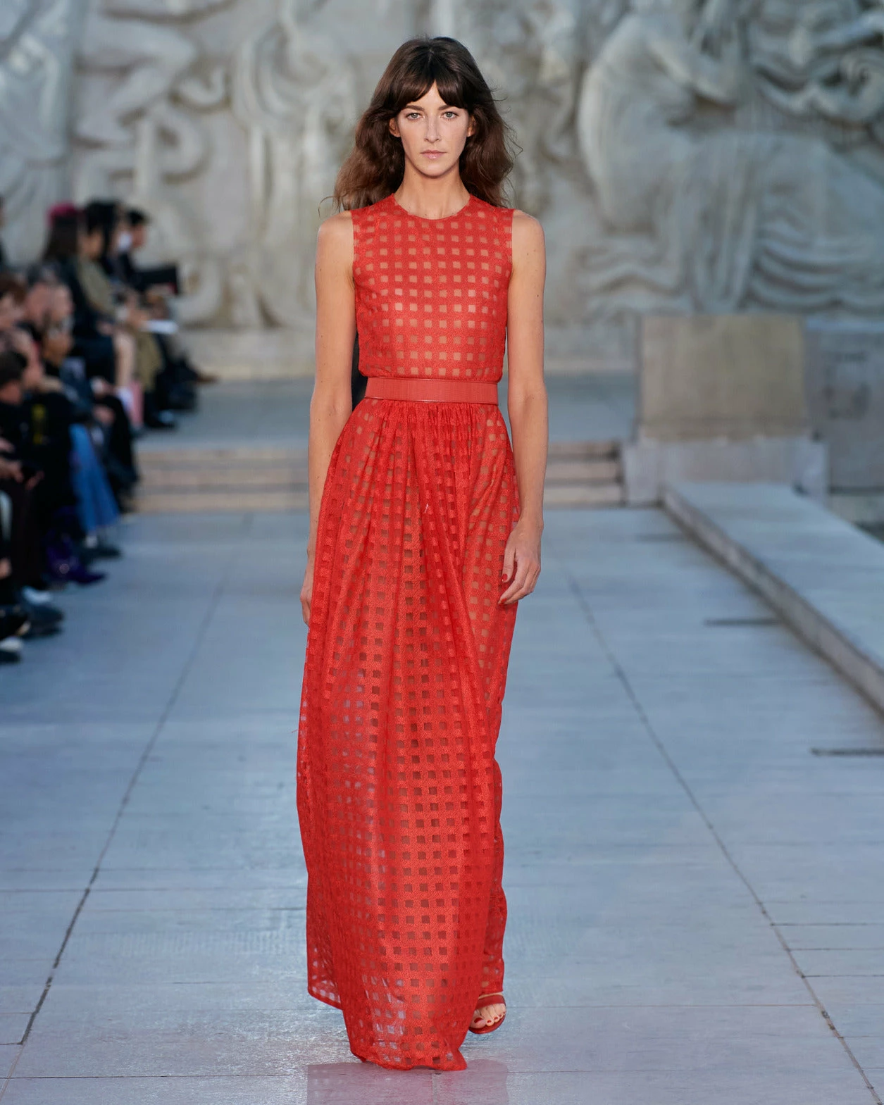 AKRIS Square Embroidery On Tulle Gown 2 AKRIS Square Embroidery On Tulle Gown - Image 2