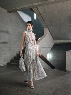 AKRIS Cotton Voile Blouse With Croquis Print And Ruffles -AKRIS sale 796885 2c4d54a3 92ab 4008 a8af ab13d3f26494