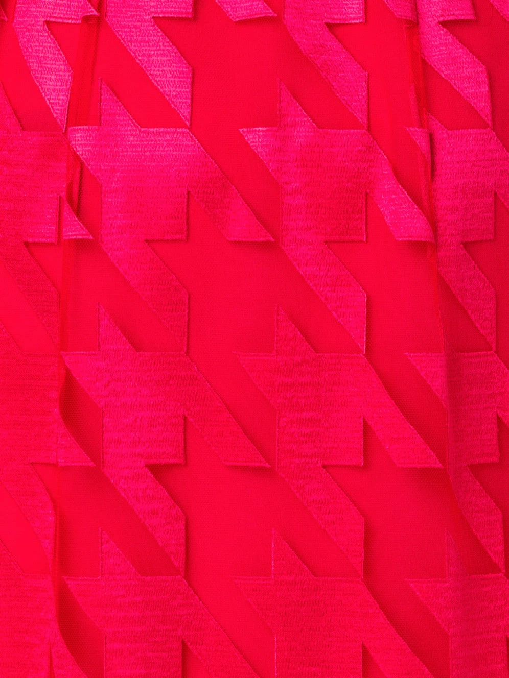 AKRIS Houndstooth Embroidery On Tulle Midi Dress 8 AKRIS Houndstooth Embroidery On Tulle Midi Dress - Image 8