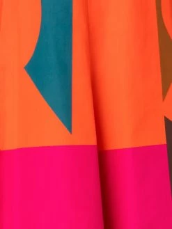 AKRIS Cotton Poplin Midi Dress With Composed Letters Print -AKRIS sale 800340