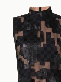 AKRIS Square Jacquard Midi Dress -AKRIS sale 800345