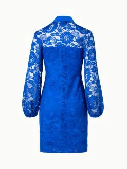 AKRIS Floral Techno Lace Shirt Dress -AKRIS sale 815131 c28569f4 1f0a 462c 97ab e19e5c3780bb