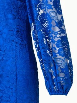 AKRIS Floral Techno Lace Shirt Dress -AKRIS sale 815133